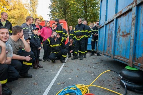 Společné cvičení jednotek V. okrsku ve Březnici 2015 2  