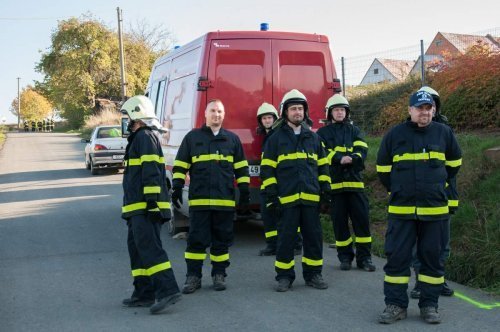 Společné cvičení jednotek V. okrsku ve Březnici 2015 5  