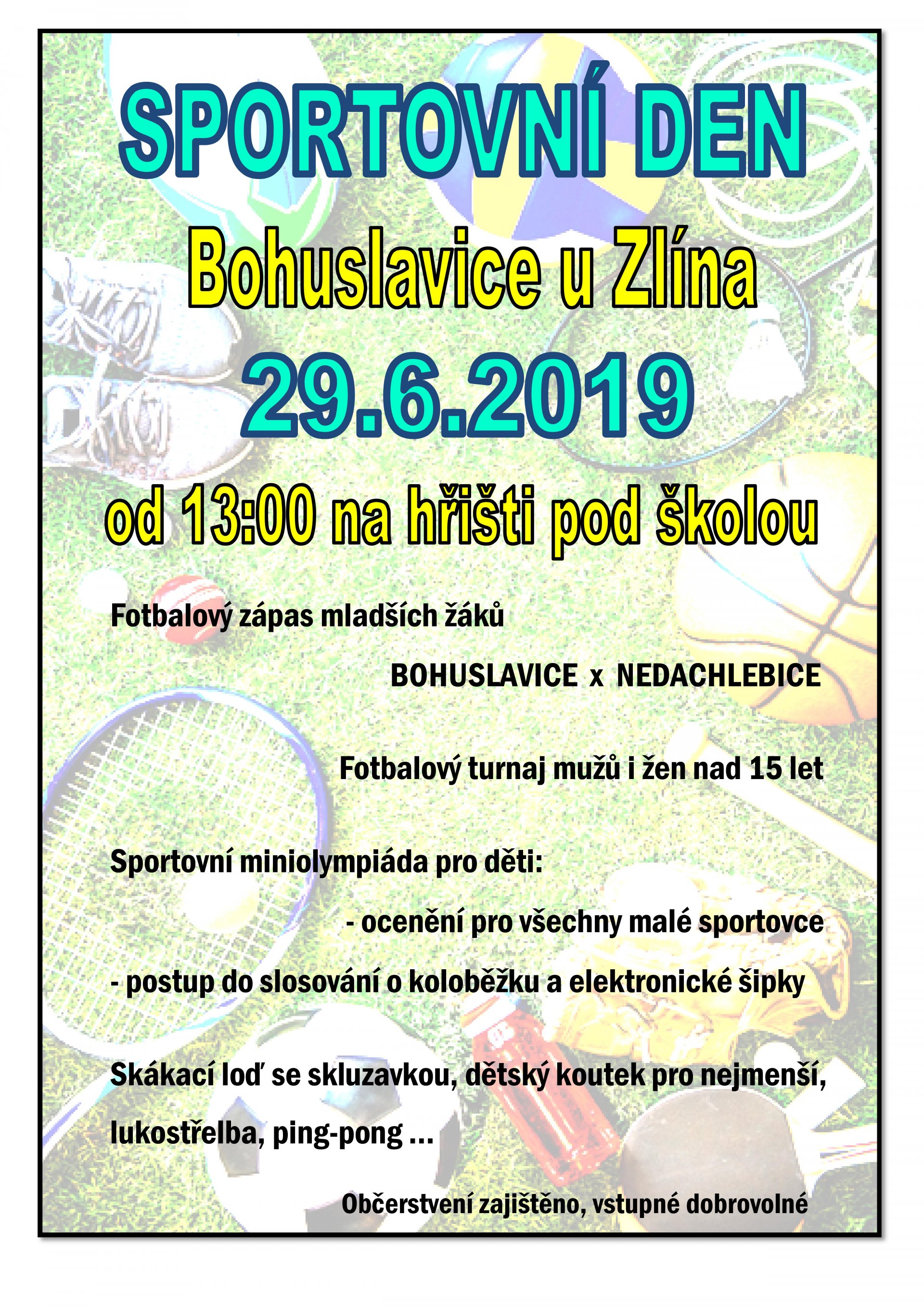 Sportovní den v Bohuslavicích