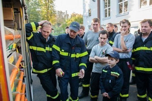 Společné cvičení jednotek V. okrsku ve Březnici 2015