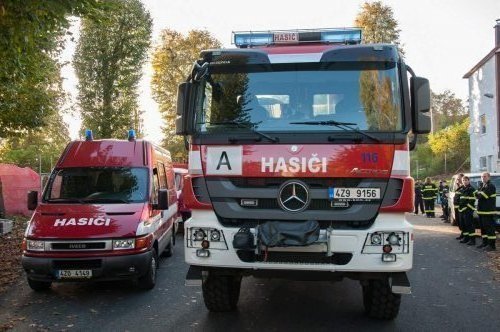 Společné cvičení jednotek V. okrsku ve Březnici 2015 11  