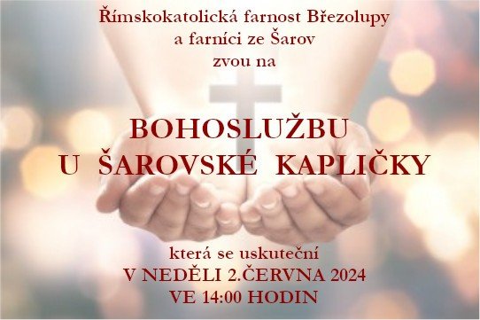 Bohoslužba u Šarovské kapličky