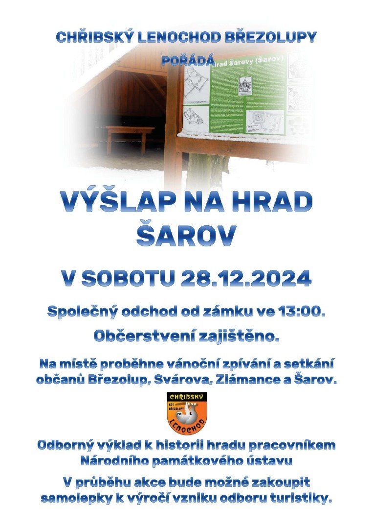 Výšlap na hrad Šarov
