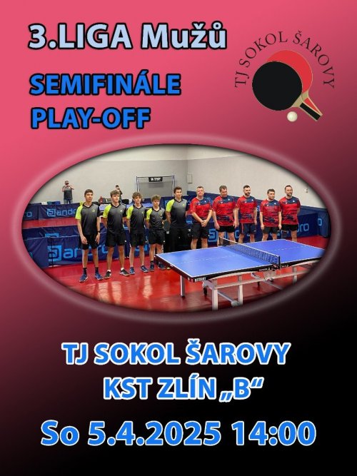TJ Sokol Šarovy - KST Zlín "B"