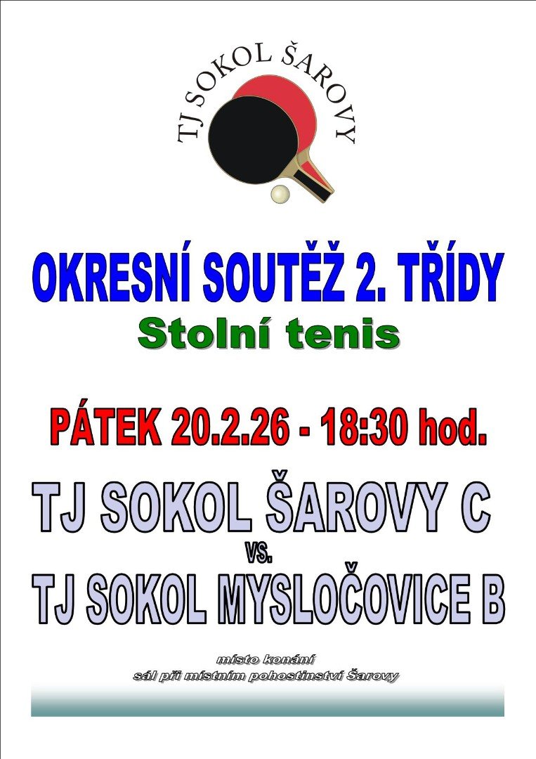 TJ Sokol Šarovy C  TJ Sokol Mysločovice B
