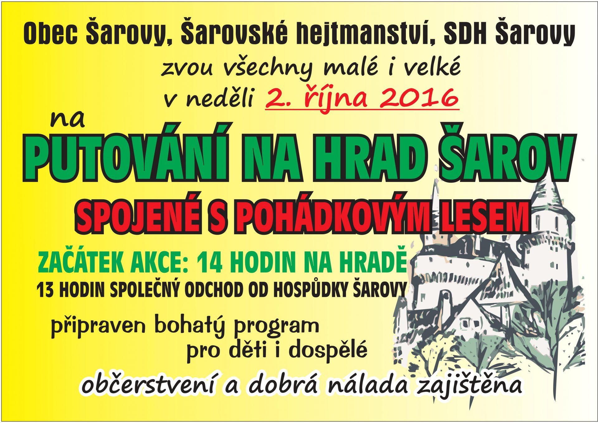 Putování na hrad Šarov